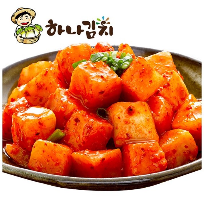하나김치 깍두기 2kg, 1kg, 1개