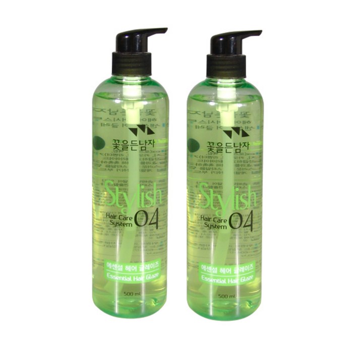 2개)꽃을든남자 헤어케어시스템 에센셜 헤어글레이즈500ml, 2개, 500ml