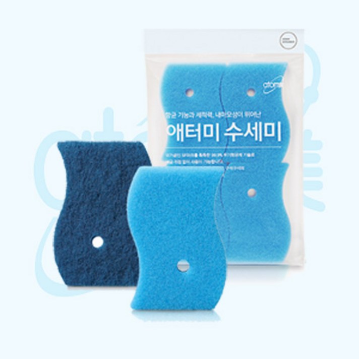 애터미 수세미 4개입, 4개