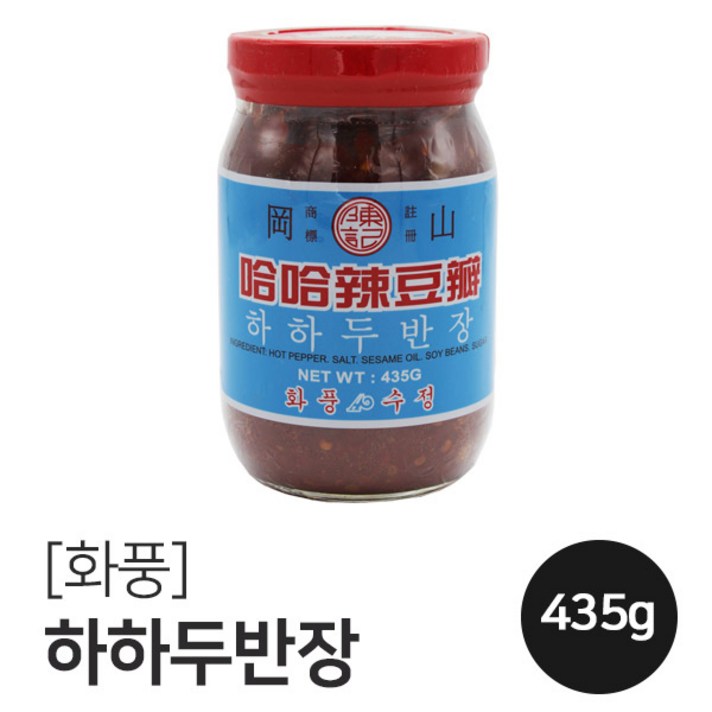 화풍 하하 두반장 435g 중화요리 소스, 1개