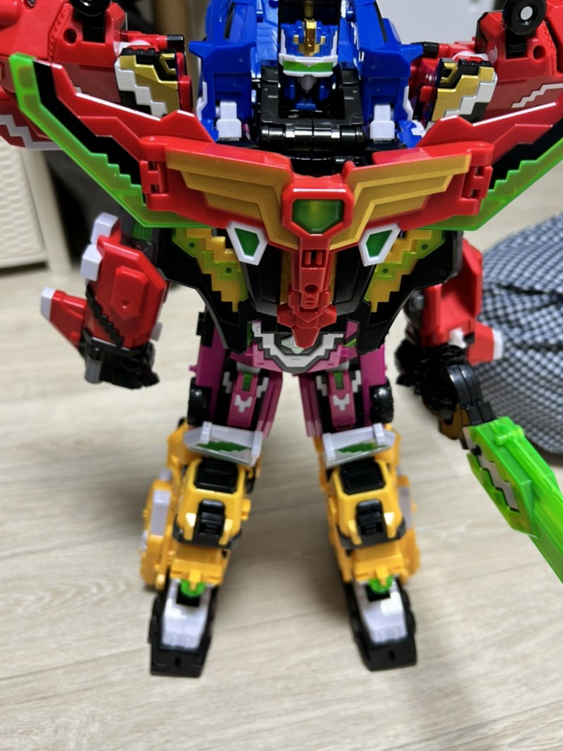 미니특공대 픽셀파워 픽셀 하이퍼킹 로봇장난감, 혼합색상, 1개