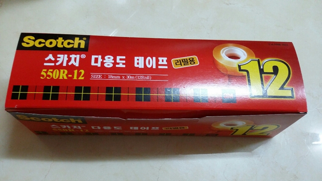 스카치 다용도 테이프 550 리필