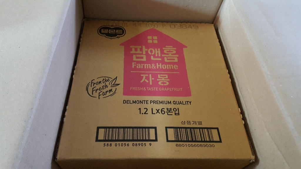 델몬트 팜앤홈 자몽 음료 리뷰후기