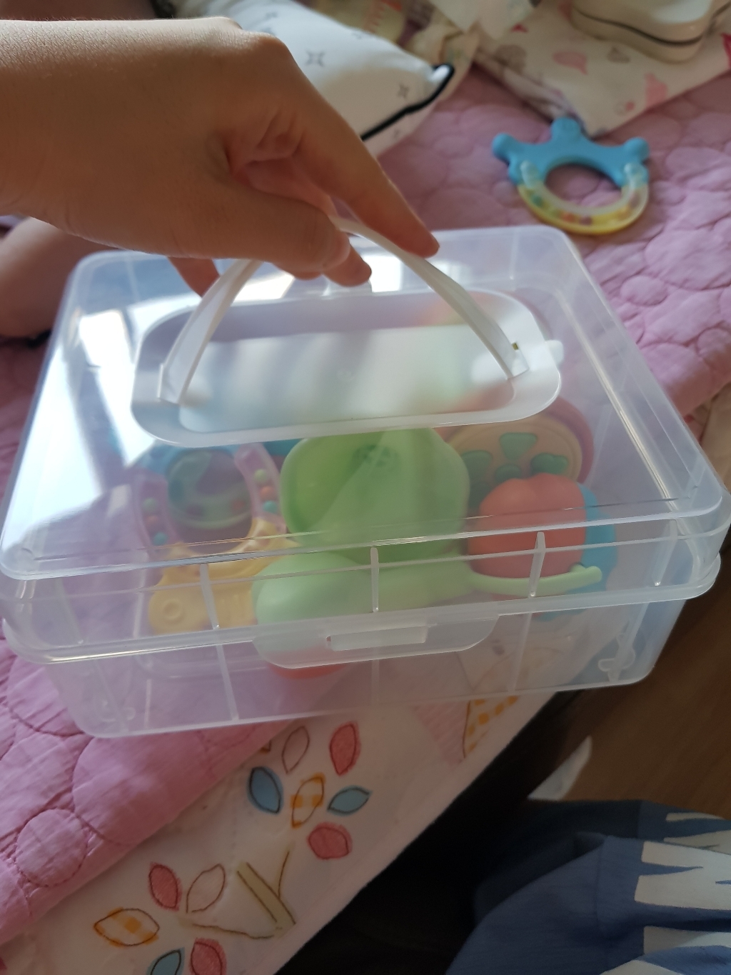베지터블베이비 딸랑이 6종