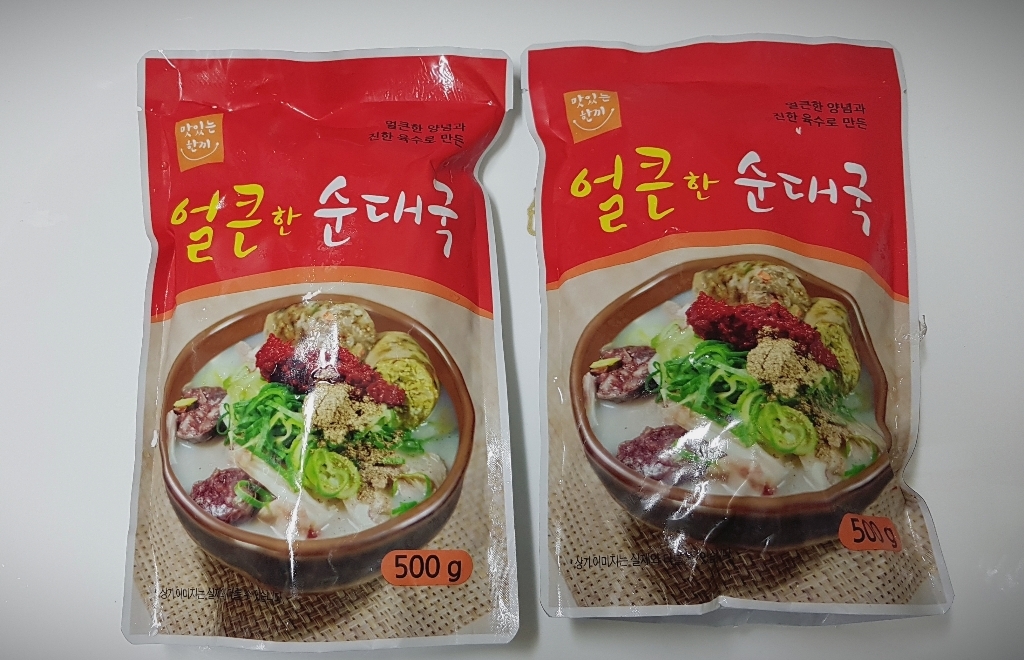 창구식품 얼큰한순대국 리뷰후기