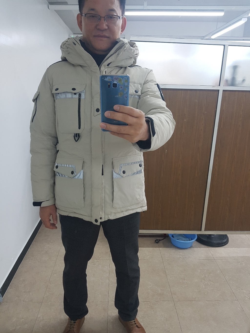 맨하탄브리즈 라쿤 트론 패딩점퍼 리뷰후기