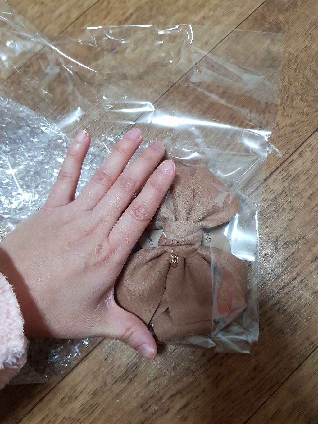 레인걸 리본 머리핀