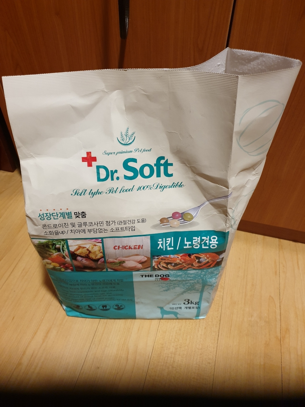 닥터소프트 더독 치킨 7세 이상 시니어 노령견용 사료