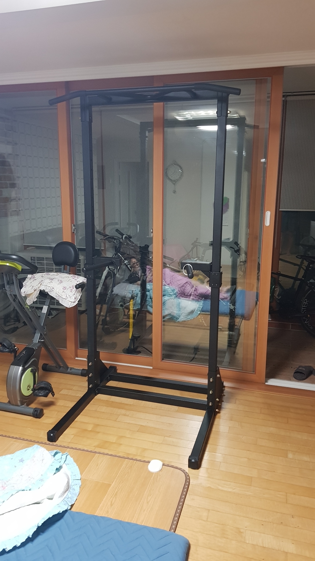 재미어트 힘콩철봉 미니랙