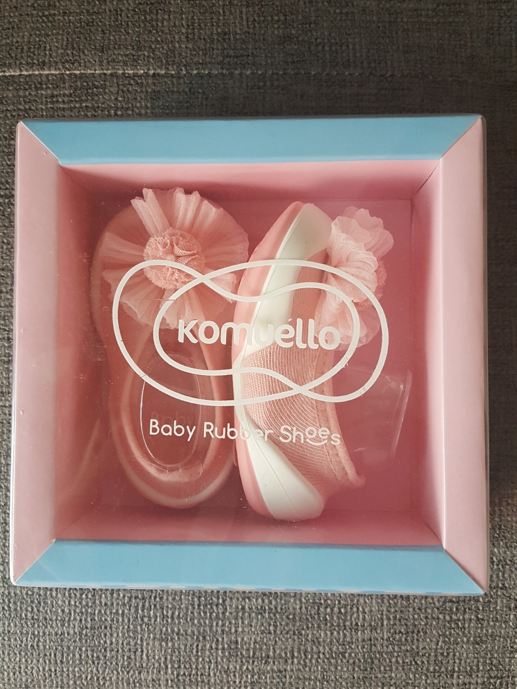 코뮤엘로 여아용 꼬무신 폼폼플라워 플랫슈즈