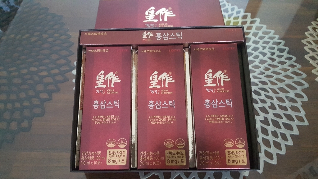 롯데헬스원 황작 홍삼 스틱
