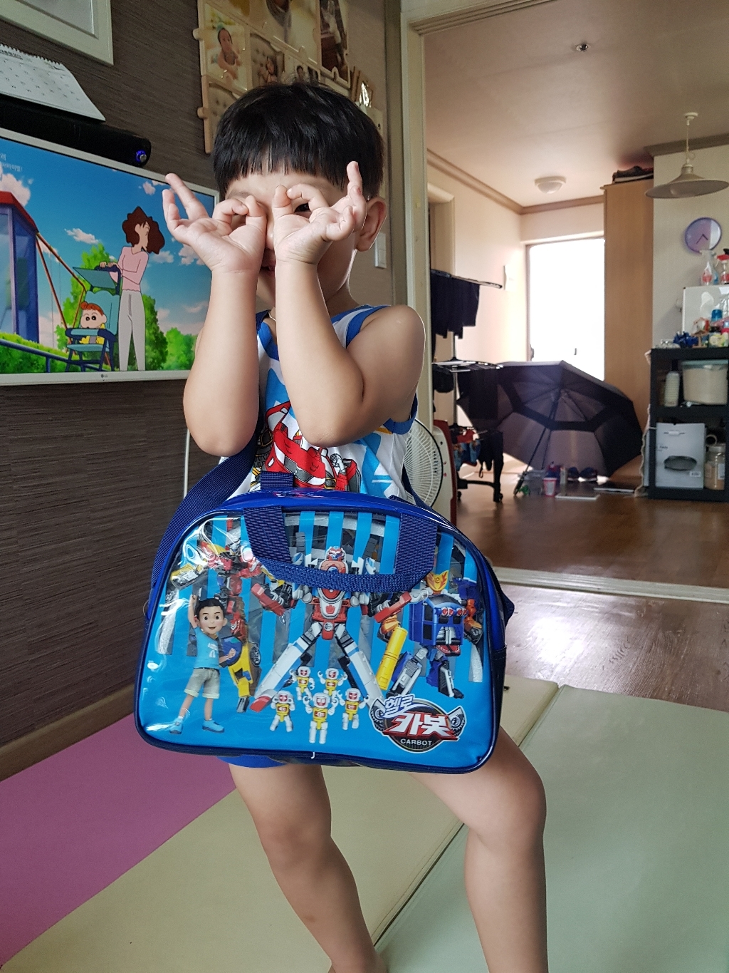 헬로카봇 수영가방 크루보스턴 017