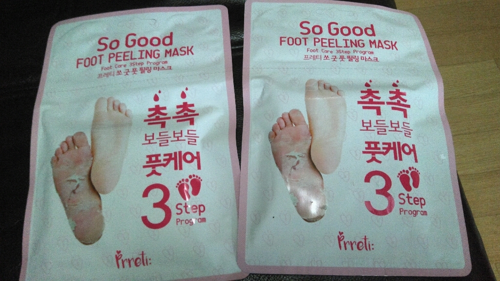 프레티 쏘 굿 3스텝 발각질제거 마스크