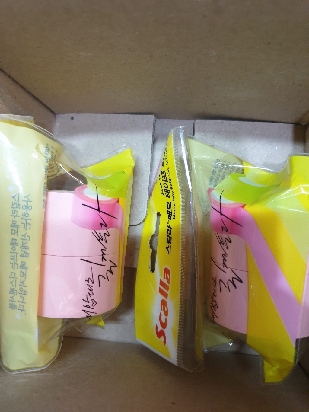 Scaa 내맘대로 끊어쓰는 재점착 메모테이프 리필 T-24R