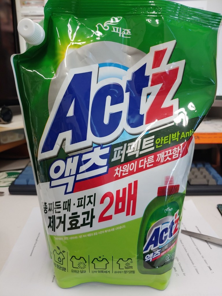 액츠 퍼펙트 딥클린 액상세제 리필