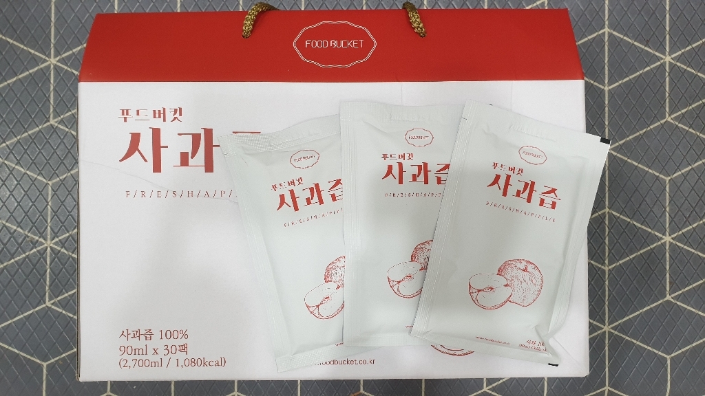 푸드버킷 사과즙