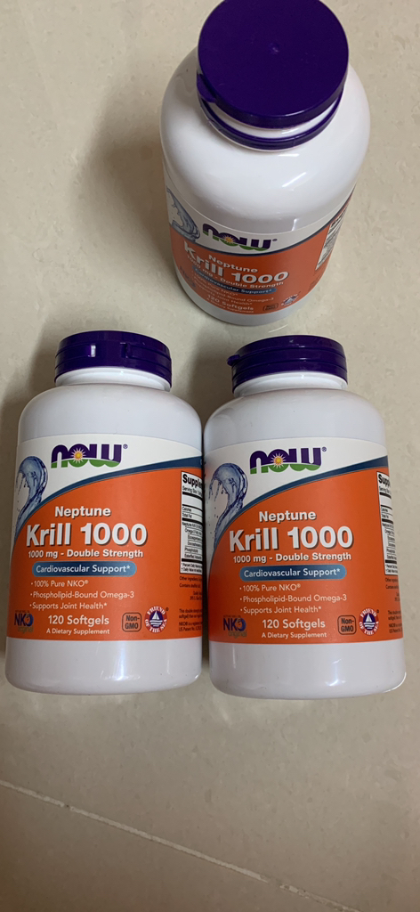 Now Foods 나우푸드 넵튠 크릴 오일 120정x3병 1629