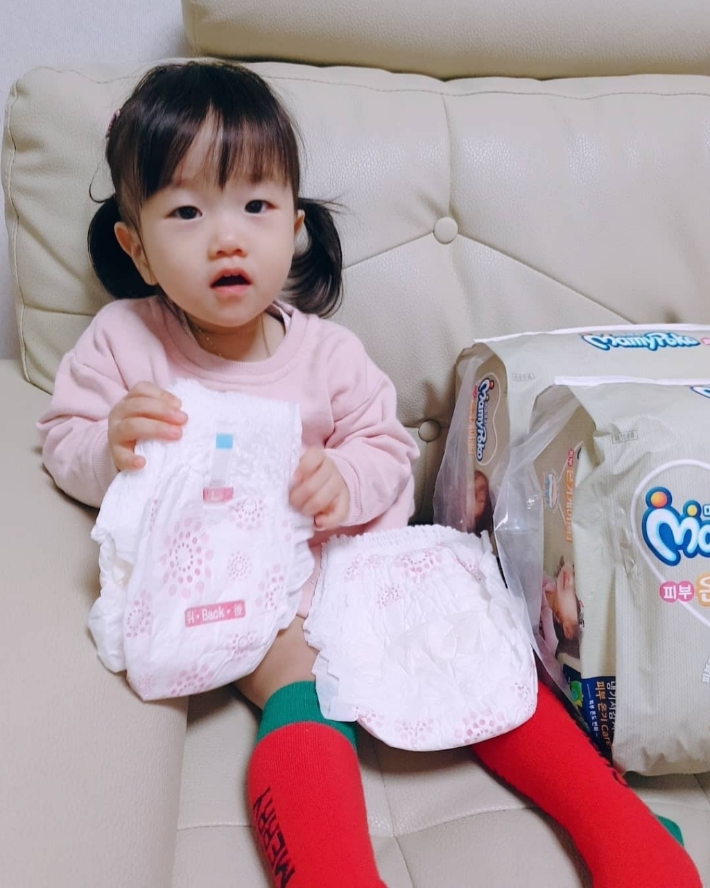 마미포코 피부온기케어팬티 여아용 대형 리뷰후기