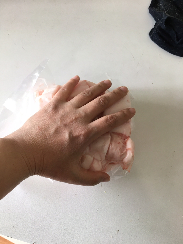 행복한돈 국내산 냉동 돼지지방 리뷰후기