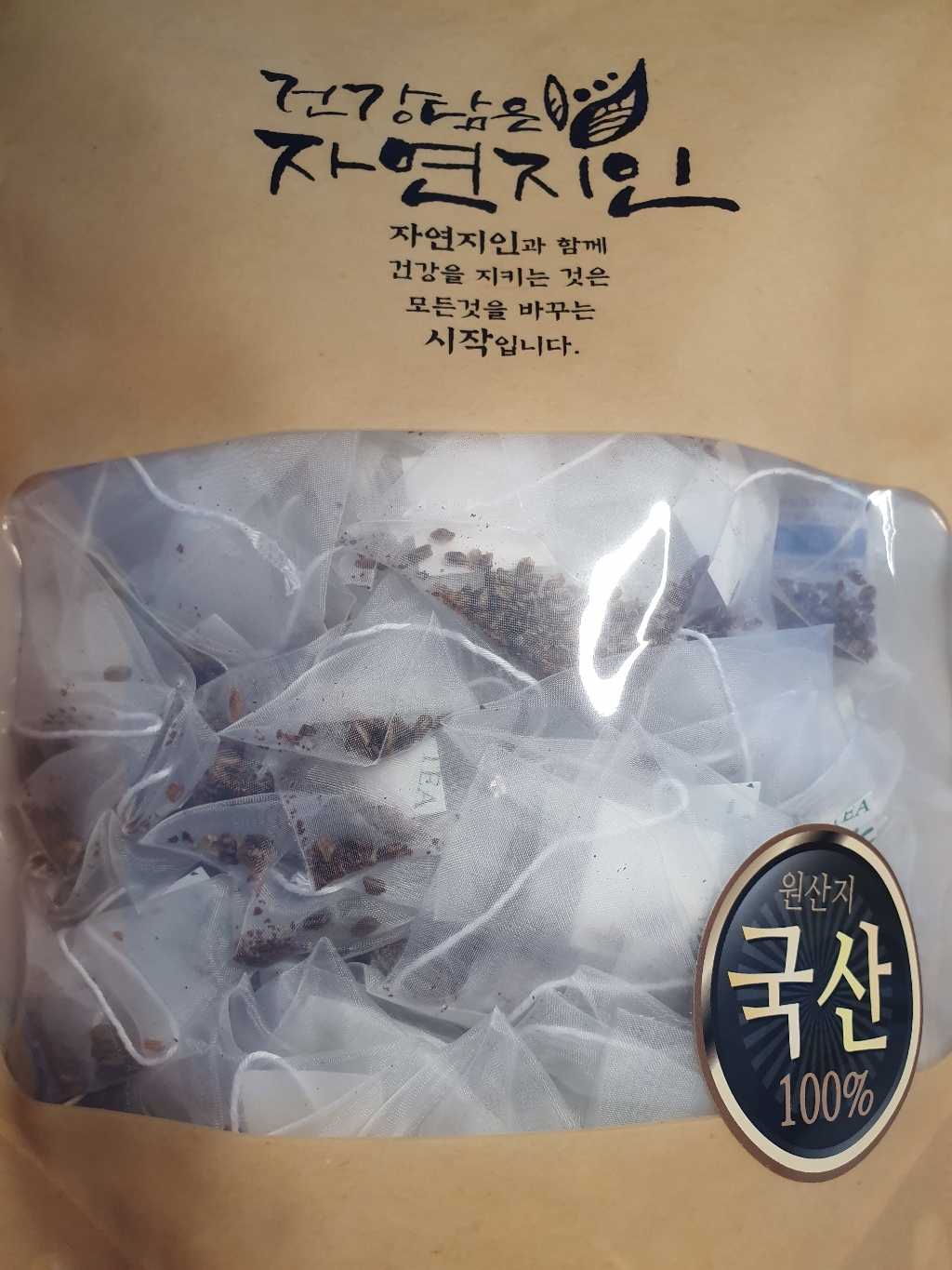 자연지인 결명자 차 삼각티백 리뷰후기