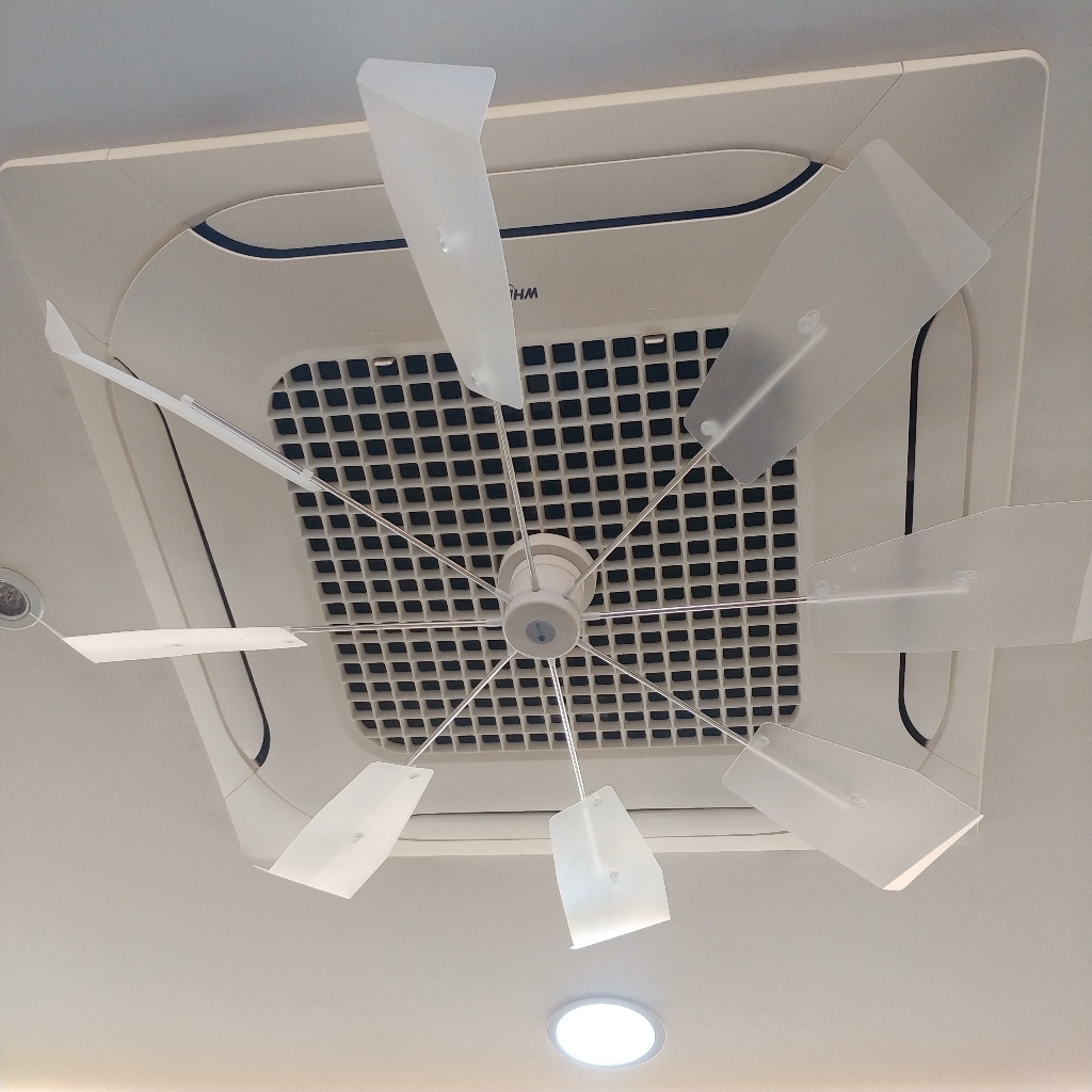 무동력 선풍기 실프팬 천장형 에어컨 시스템 전용 S-FAN 100N