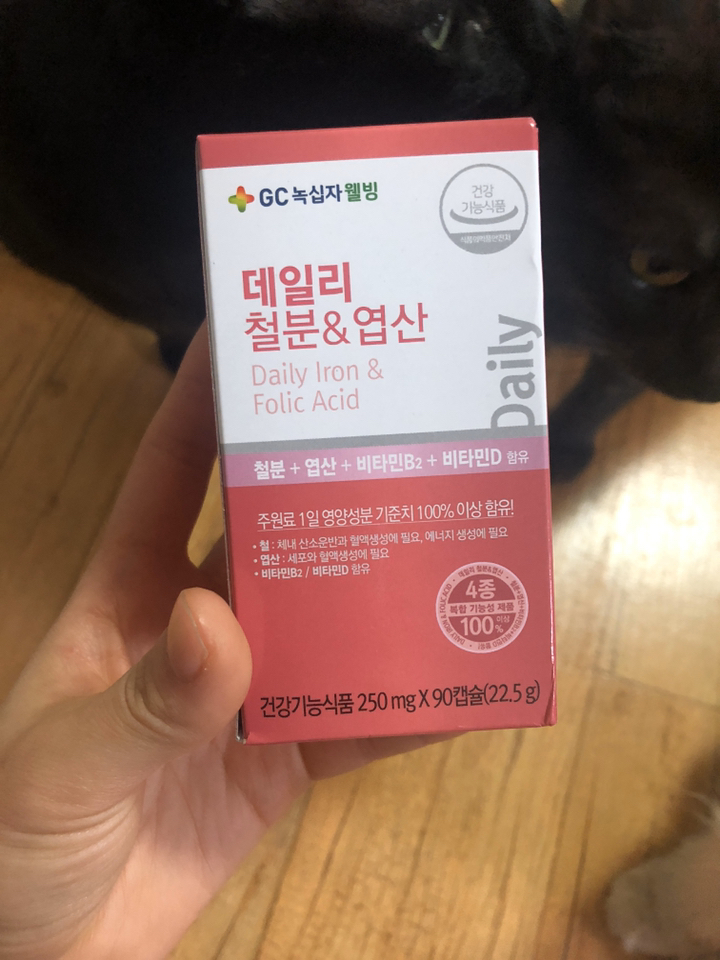한미헬스케어 데일리 철분 & 엽산 영양제