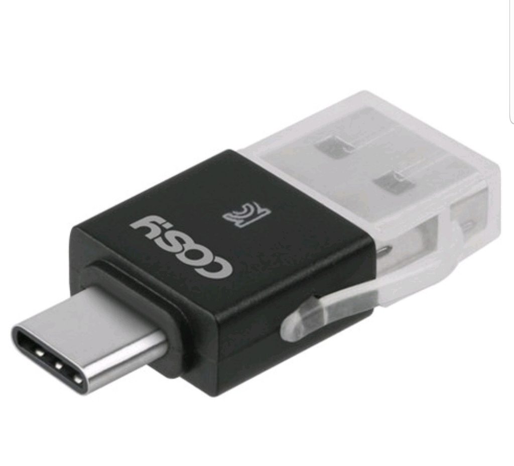 코시 타입C OT 마이크로 SD카드 리더 리틀 USB 30 CR3449C