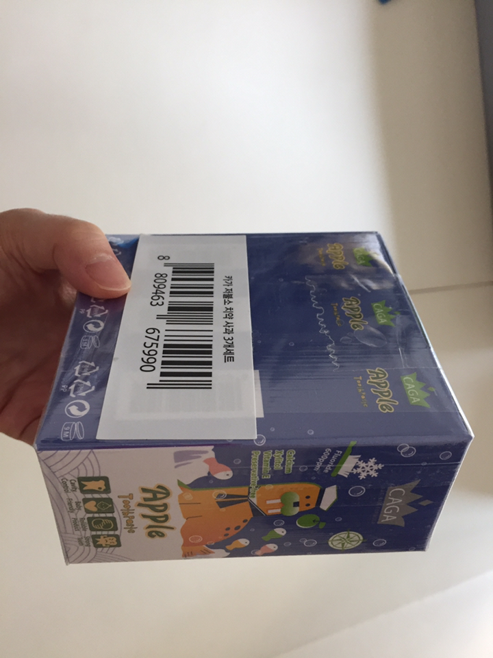 카가 저불소 어린이 치약 사과 리뷰 후기