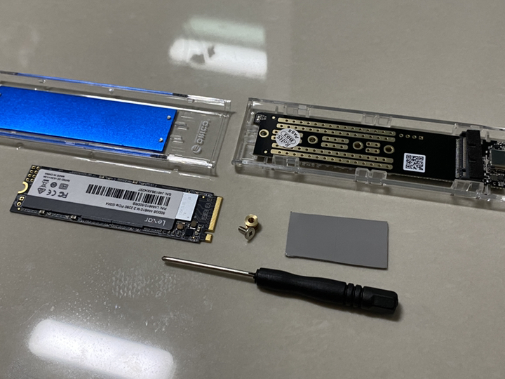 오리코 M2 NVME C타입 외장 SSD 케이스 리뷰후기