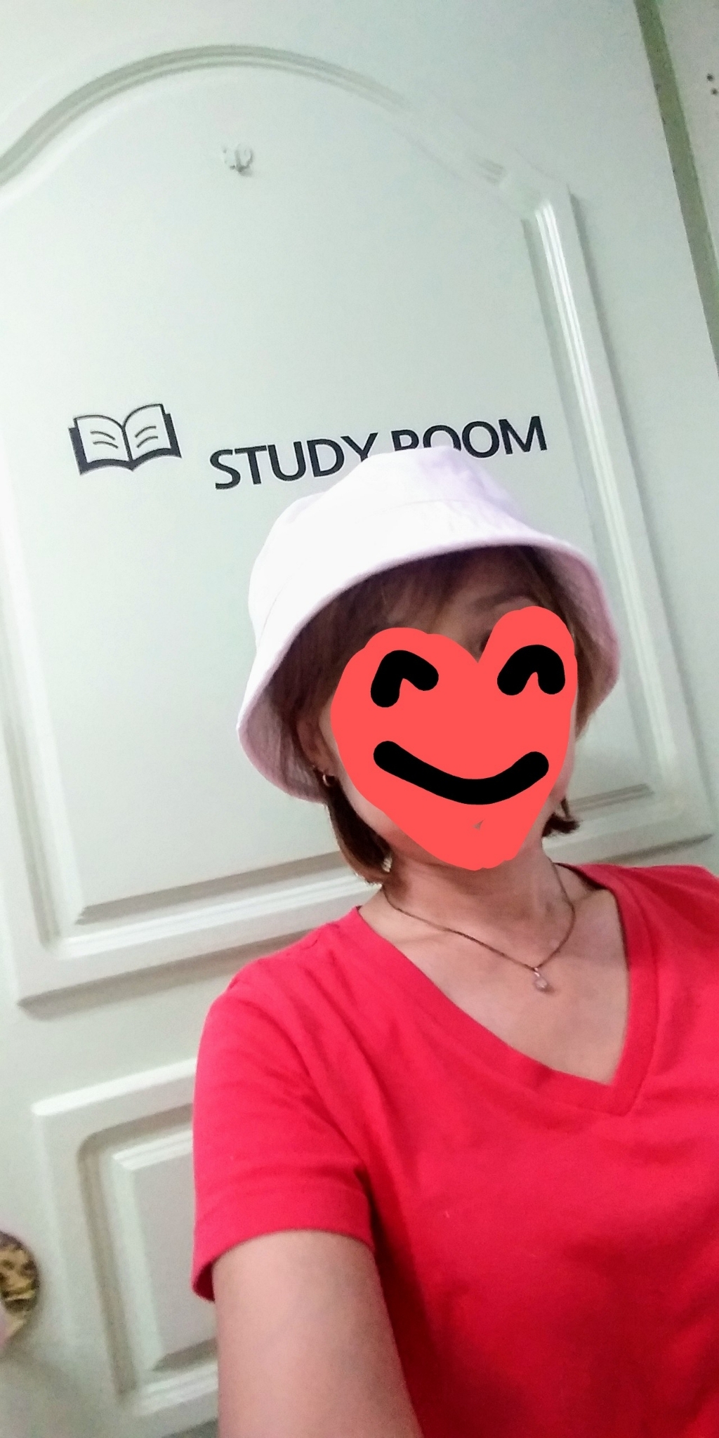 웨스트무브 벙거지 숏챙 면 미니 버킷햇 HN
