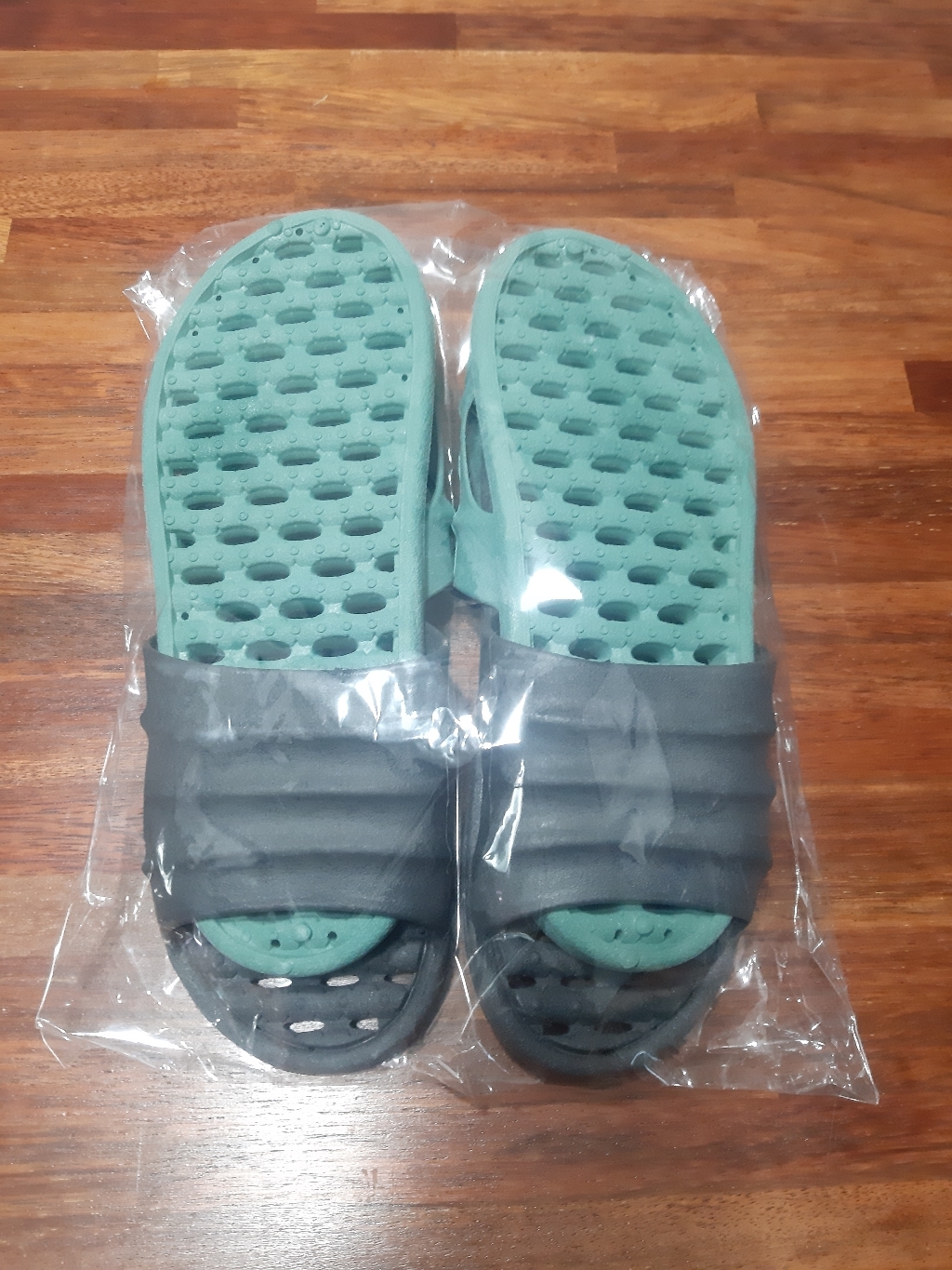 샤바스 릴렉스 안전욕실화 차콜 민트