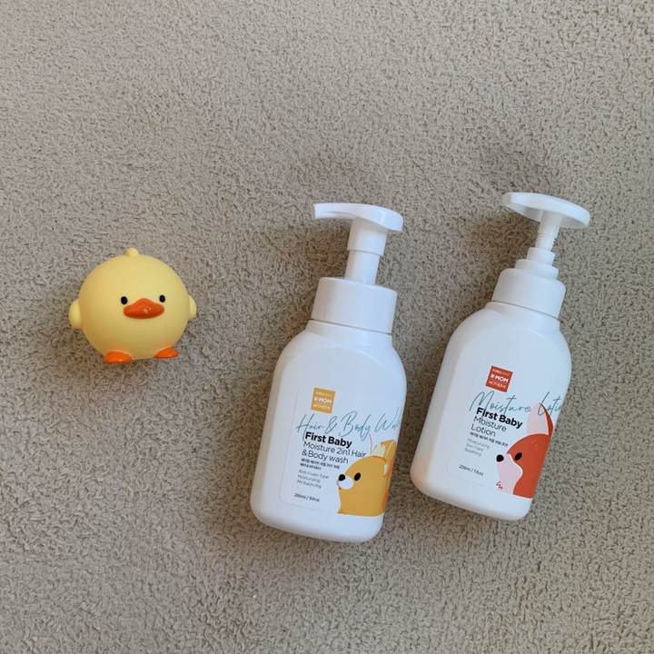 케이맘 베이비 처음 헤어 앤 바디워시 보습 로션 목욕