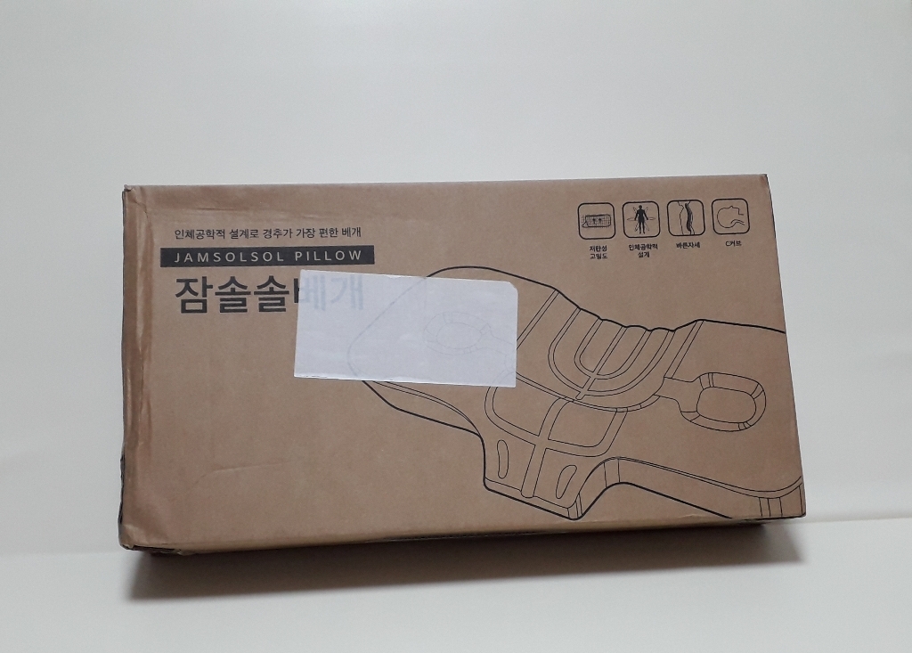 리빙제이 잠솔솔 메모리폼 기능성 경추베개 메쉬아이보리