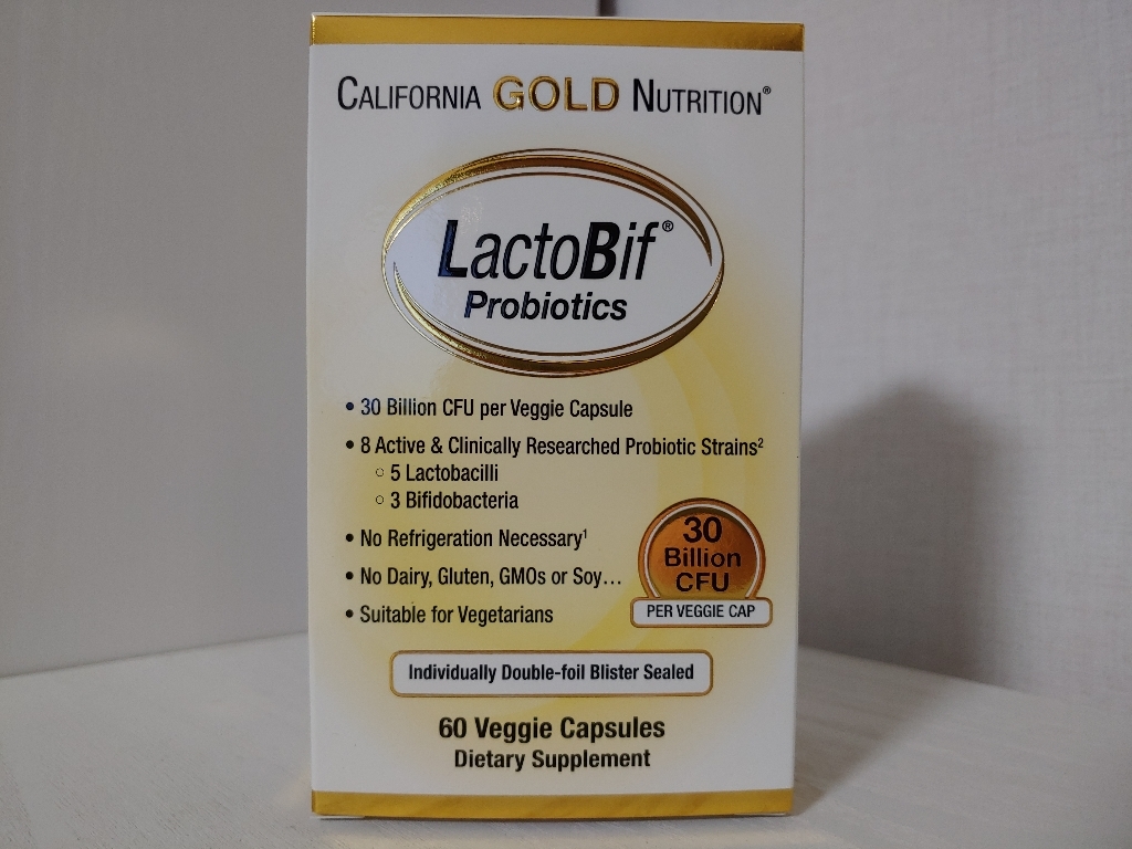 Caifornia od Nutrition actoBif robiotics 캘리포니아골드뉴트리션 락토비프 프로바이오틱스 50억CFU 60정