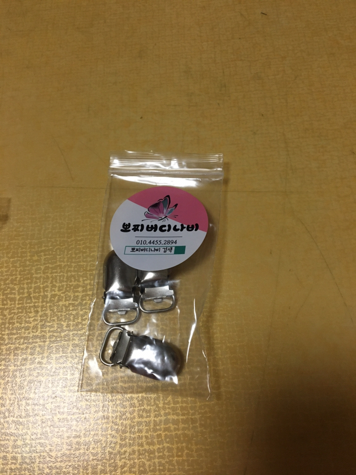 골프악세사리부자재 퍼터키퍼용 집게 멜빵집게 버디나비 캐디용품
