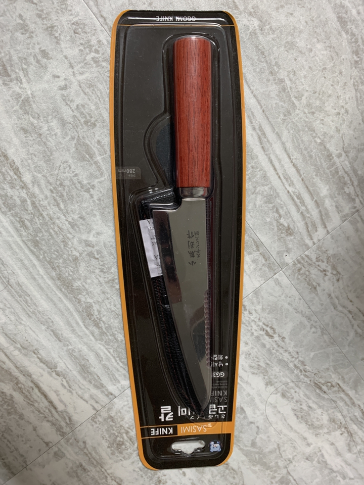 소웅별작 사시미칼 로고 랜덤 발송  칼집 리뷰후기