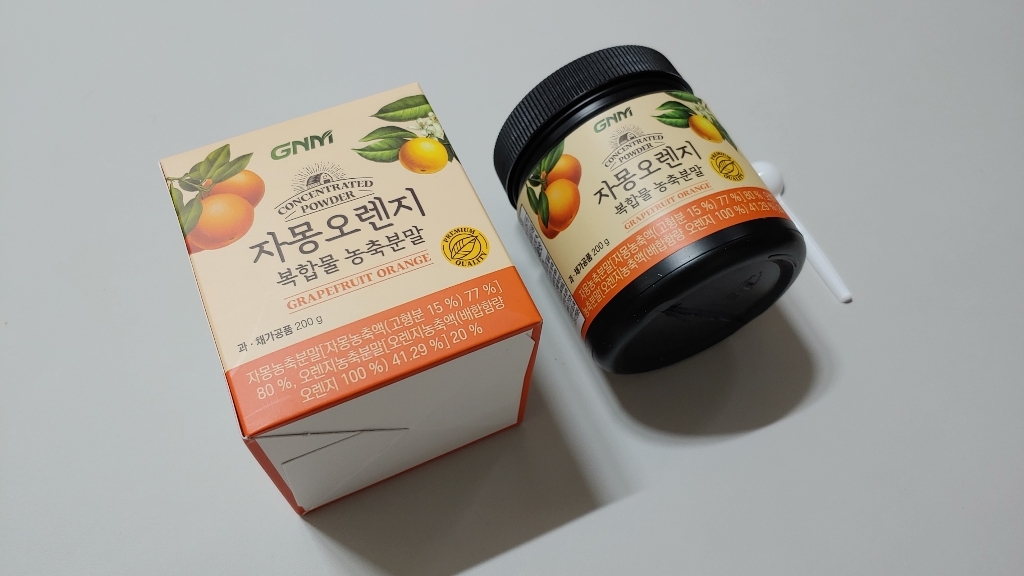 자연의품격 자몽오렌지 복합물 추출 분말 리뷰후기