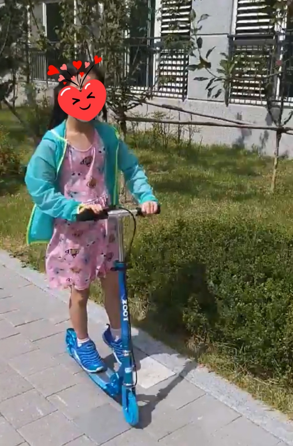 주트 원터치 접이식 킥보드