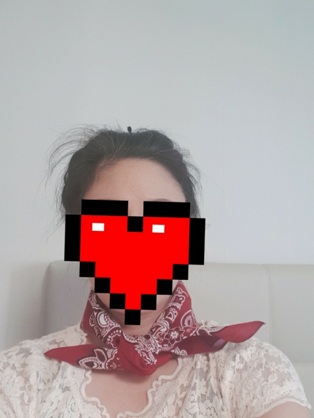미스21 페이즐리 빅사이즈 반다나 헤어밴드 코튼면 쁘띠 등산 단체 기념 손수건 리뷰 후기