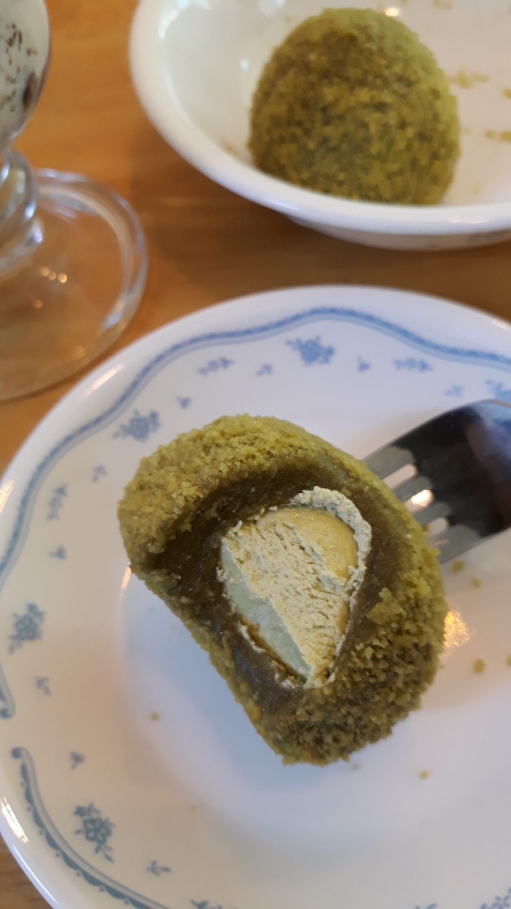 청년떡집 녹차 크림떡