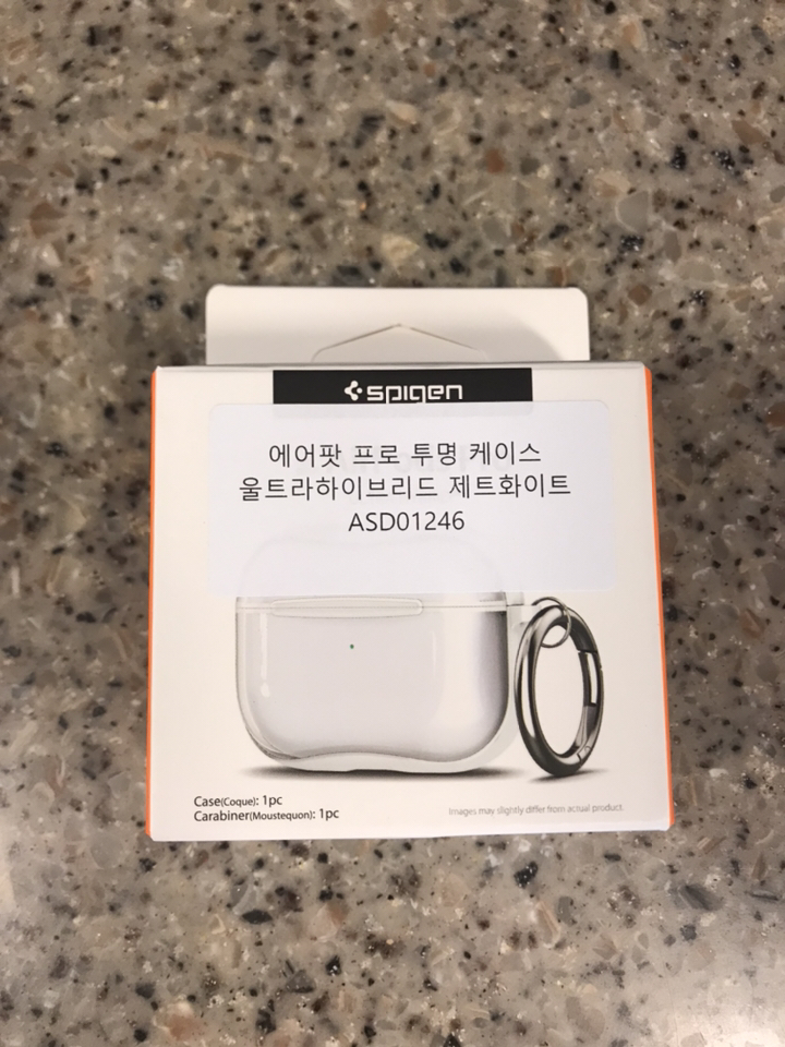 슈피겐 에어팟 프로 울트라 하이브리드 투명 케이스