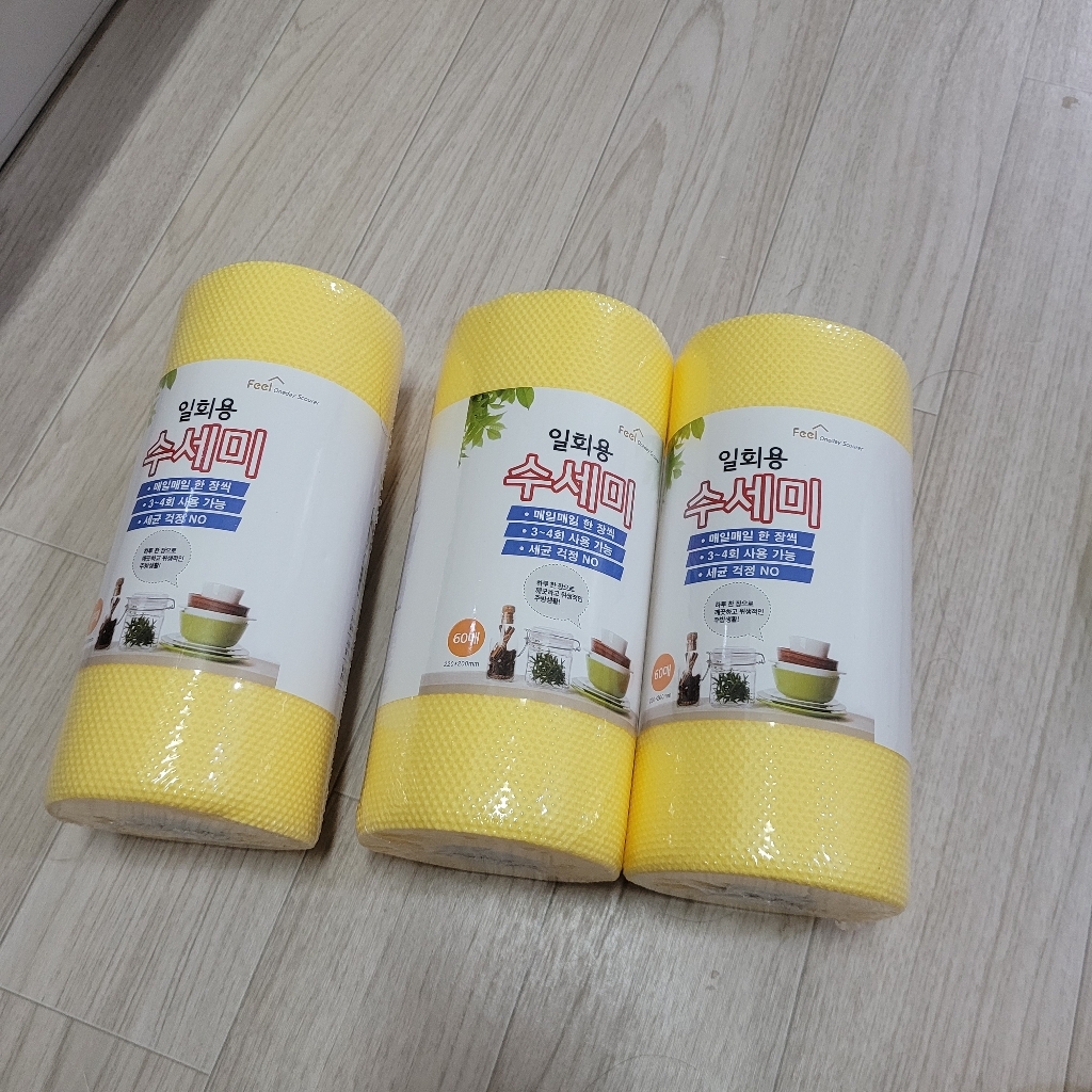 필굿리빙 일회용 수세미