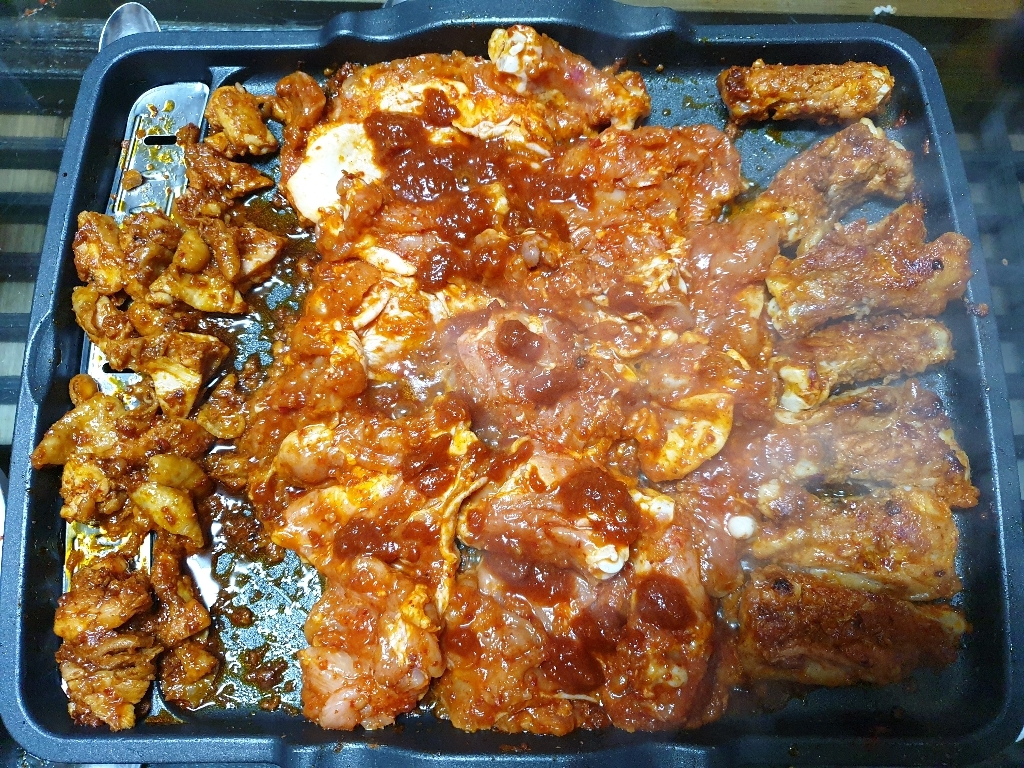 달수 숯불닭갈비 국내산고춧가루 냉장 닭넓적다리살 춘천직송 리뷰후기