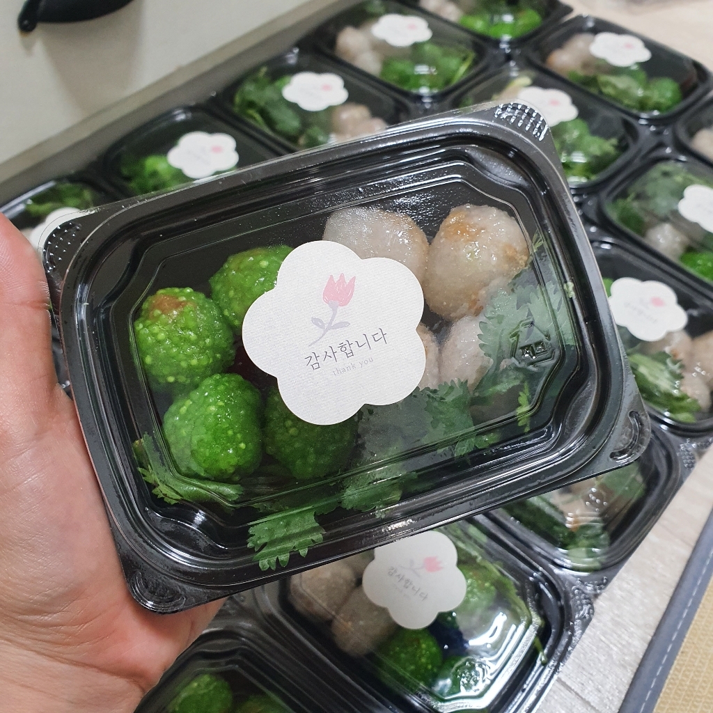 인디케이 꽃 감사 라벨