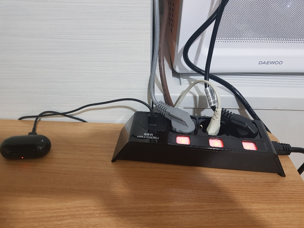 네모탭 2포트 USB 멀티탭 3구 SY-NB3 USB 리뷰후기