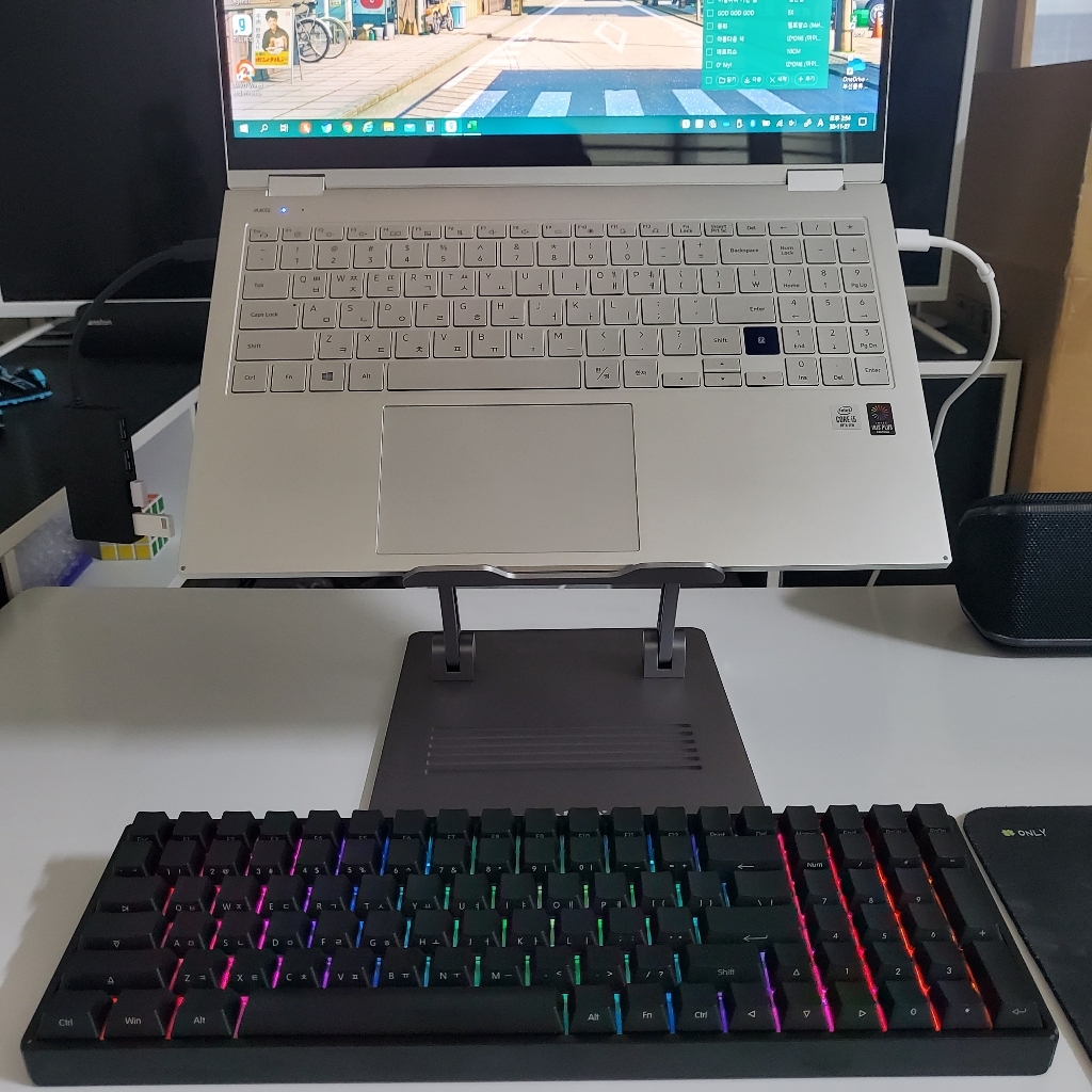 모비큐 알루미늄 맥북 노트북 스마트패드 거치대 AIR STAND Riser Pro 2단 리뷰후기