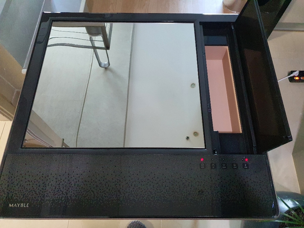 메이블 스마트 메이크업 테이블 -C200DB 다크브라운 방문설치