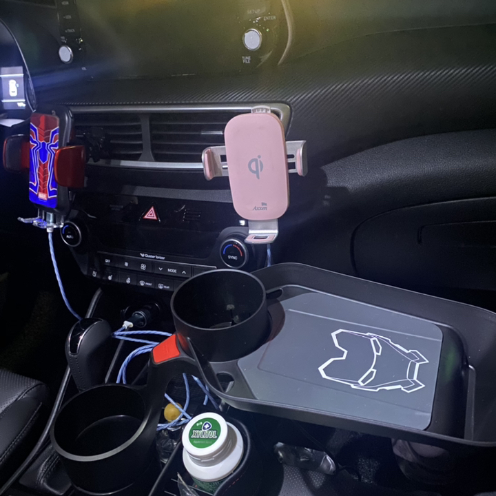 액센 NEW 차량용 무선충전 거치대 C500