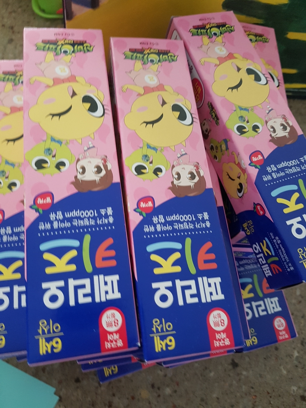 페리오 키즈치약 3단계 여아용 신비아파트 리뷰후기