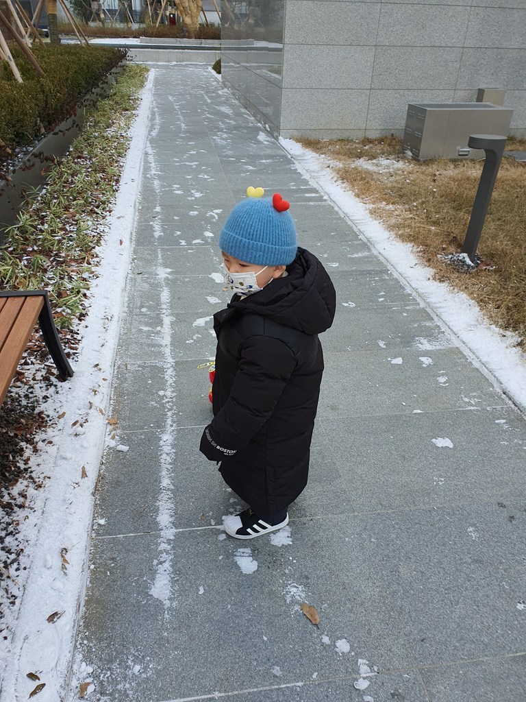 행운이네 하트뿅뿅 유아용 비니